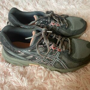 Asics Pink and Grey Sneakers